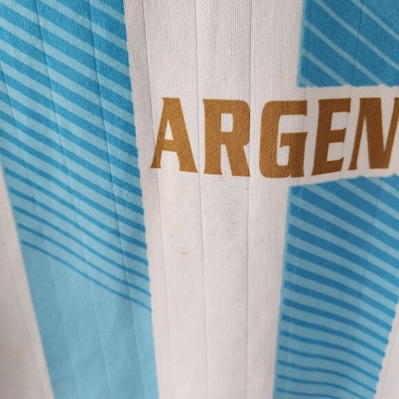 Argentina Blue/White Short Sleeve Soccer Jersey - Picture 10 of 12